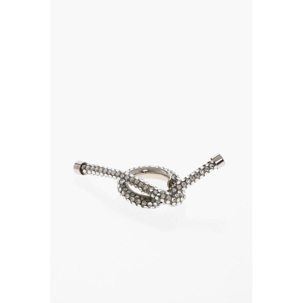 Ring KNOT with Crystals - Picture 2 of 4